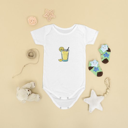 Lemonade Art Baby Bodysuit