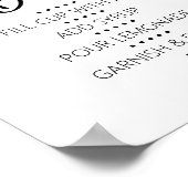 Lemonade Bar Drink Teken Poster (Hoek)