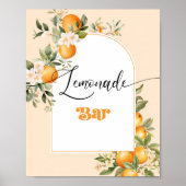 Lemonade Bar kleine cutie sinaasappels Poster (Voorkant)