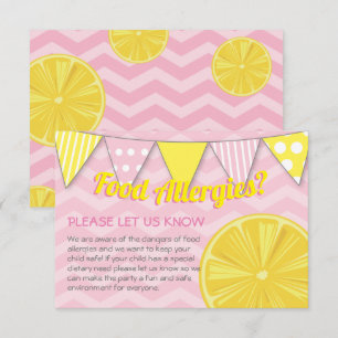 Lemonade Birthday Girl Insert Kaart