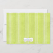 Lemonade Birthday Party Invitation Kaart (Achterkant)