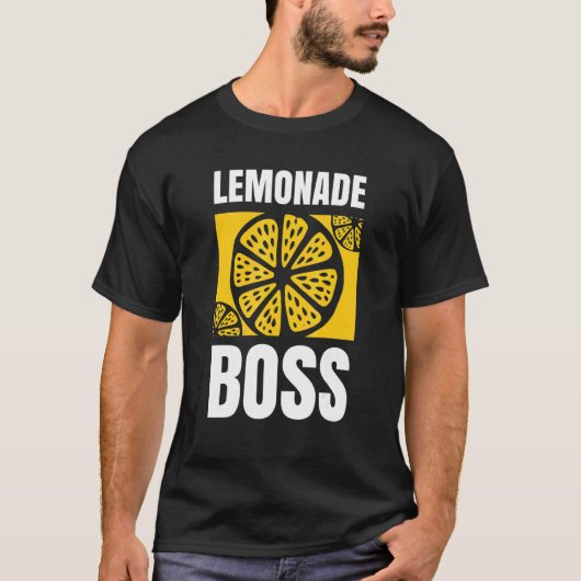 Lemonade Boss Juice Stand 1 T-shirt (Voorkant)