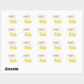 Lemonade Boss Ronde Sticker (Vel)