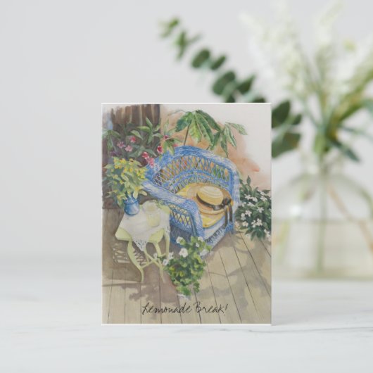 Lemonade Break! Briefkaart (Staand voorkant)