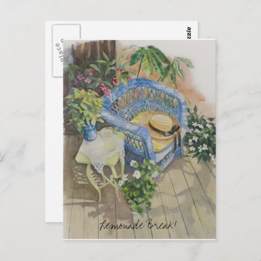 Lemonade Break! Briefkaart (Voorkant / Achterkant)