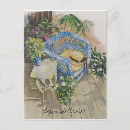 Lemonade Break! Briefkaart (Voorkant)