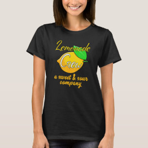 Lemonade Crew a Sweet Sour Lemonade Stand Boss T-shirt