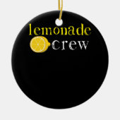 Lemonade Crew Cute Lemonade Stand Workers Keramisch Ornament (Voorkant)