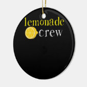 Lemonade Crew Cute Lemonade Stand Workers Keramisch Ornament (Links)