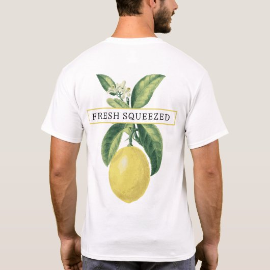 Lemonade Crew gepersonaliseerde limonade stand T-s T-shirt (Achterkant)