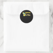 Lemonade Crew Kawaii Summer Fruit Lemon Ronde Sticker (Tas)