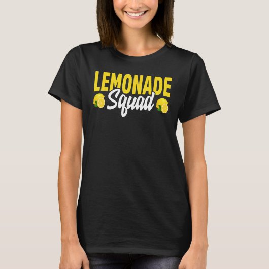 Lemonade Crew Lemon Lover Lemonade Squad Summer Fr T-shirt (Voorkant)