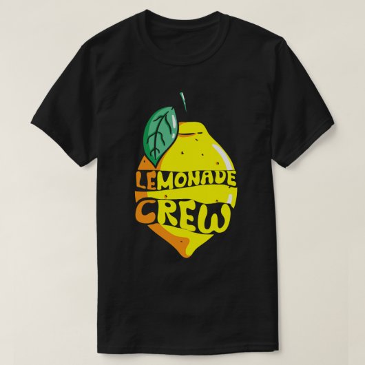 Lemonade Crew Zomertijd Citroen Drink T-shirt (Design voorkant)