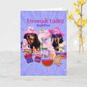 Lemonade dames snack tijd Wenskaart Kaart (Gele Bloem)