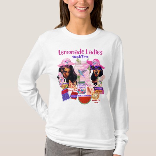 Lemonade Dames Snack Time Dames T-shirt (Voorkant)