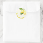 Lemonade en Fun, Verjaardag Sticker (Tas)