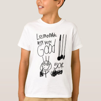 LEmoNadE FOr SalE - kinder handgetekend teken T-shirt