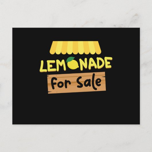 Lemonade For Sale Lemonade Briefkaart (Voorkant)