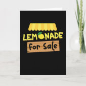 Lemonade For Sale Lemonade Kaart (Voorkant)