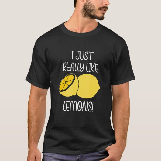 Lemonade geeft citruscitroenen aan t-shirt (Voorkant)