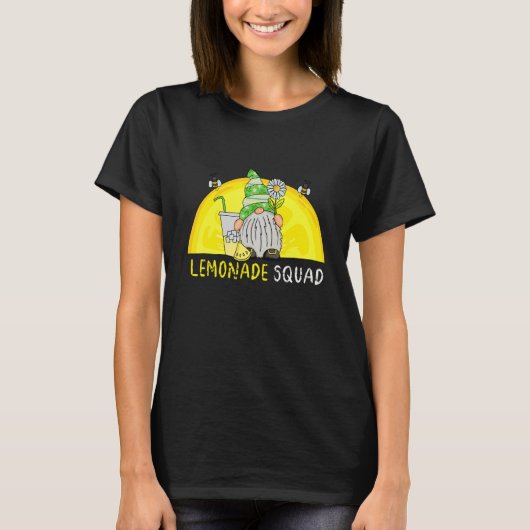Lemonade Gnome Geweldige Lemonade Squad Kinder Lem T-shirt (Voorkant)