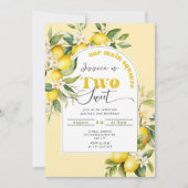 Lemonade hoofdknijp Twee lieve 2e verjaardag Kaart (Voorkant)