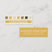 LEMONADE-klantbeoordeling (standaardkwadraten) Klantenkaartje (Voorkant / Achterkant)