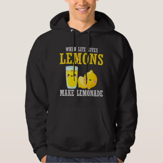 Lemonade Lover Kinderen Fun Sour Citroen Glas Hoodie