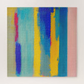 "Lemonade Lullaby" Abstracte kunst Legpuzzel (Horizontaal)