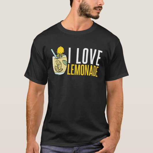 Lemonade Maker   Lemonade Stand I Love Lemonade T-shirt (Voorkant)