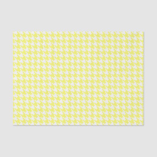 Lemonade Modern Houndstooth op Emporiomoffa Tissuepapier (Voorkant)