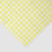 Lemonade Modern Houndstooth op Emporiomoffa Tissuepapier (Detail)