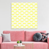 Lemonade Modern Oval op Emporiomoffa Canvas Afdruk (Insitu (Woonkamer))