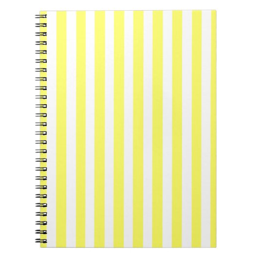 Lemonade Modern Stripes Notitieboek (Voorkant)