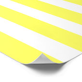 Lemonade Modern Stripes Poster (Hoek)