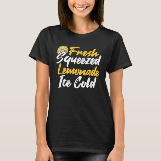 Lemonade Nerd Lemonade Te Koop Lemonade Stand T-shirt (Voorkant)