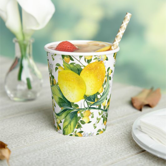 Lemonade Paper cup Papieren Bekers (Insitu)