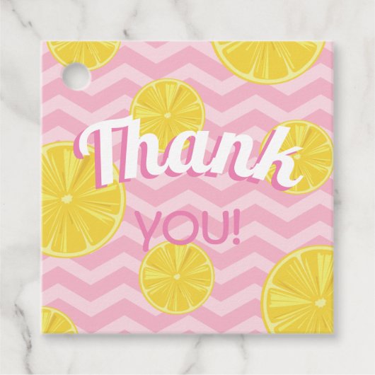 Lemonade Party Favor Labels (Voorkant)