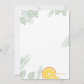 Lemonade Party uitnodiging (Achterkant)