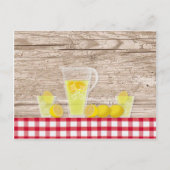 Lemonade Recipe Card Briefkaart (Voorkant)