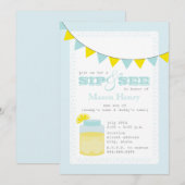 Lemonade Sip en zie Baby Boy Kaart (Voorkant / Achterkant)