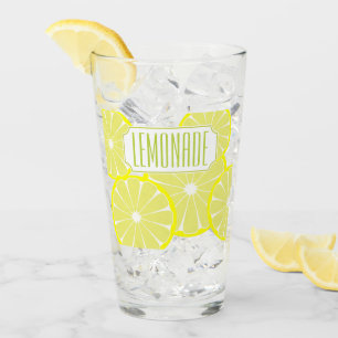 Lemonade Slice Glass Tumbler