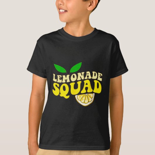 Lemonade Squad Grappig voor Stand Boss Lemon Juice T-shirt (Voorkant)