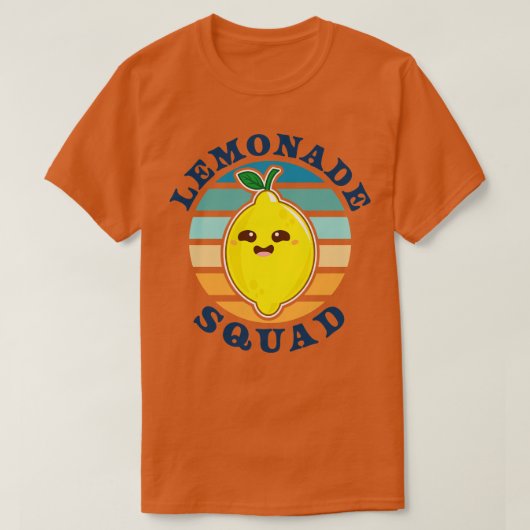 Lemonade Squad Grappige Lemonade Stand Zomer T-shirt (Design voorkant)