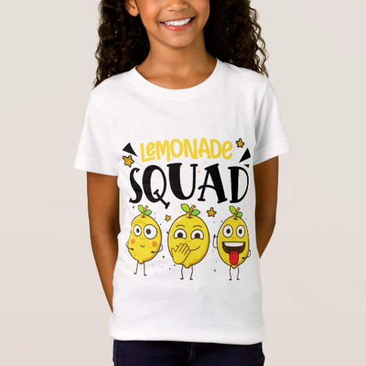 Lemonade Squad Summer Funny Lemon Fruit Lovers T-shirt (Voorkant)