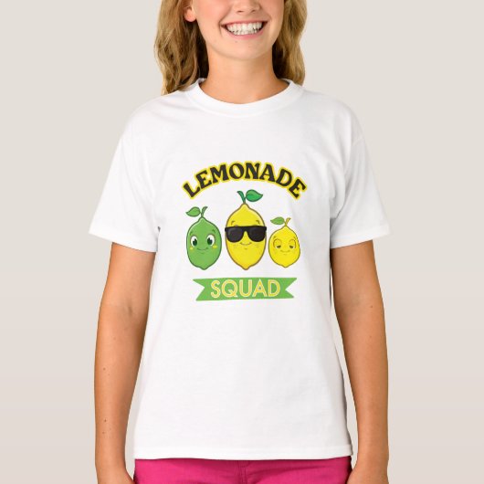 Lemonade squad T shirt (Voorkant)