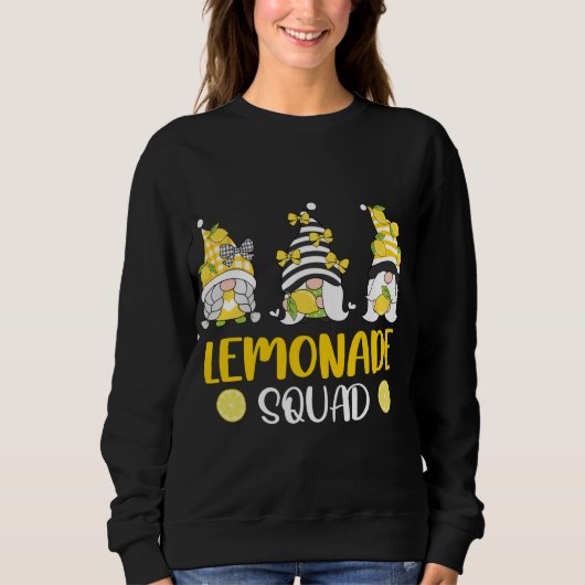Lemonade Squad Zomer Grappige Gnomen Citroen Fruit Trui (Voorkant)