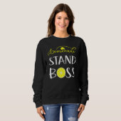 Lemonade stand Boss Ceo Lemon Crew Fun Entrepreneu Trui (Voorkant volledig)