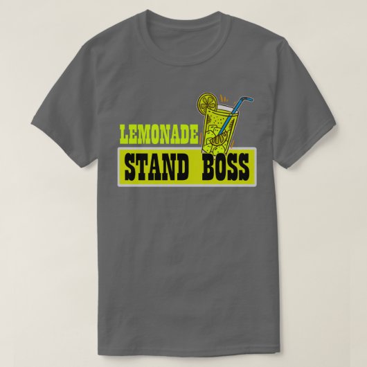 Lemonade stand Boss Funny Lemon Juice Business T-shirt (Design voorkant)