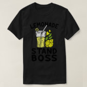 Lemonade stand Boss Lemon Juice Funny Entrepreneur T-shirt (Design voorkant)